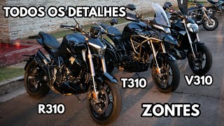 ZONTES R310 T310 V310  TODOS OS DETALHES DE CADA VERSÃO E UM RÁPIDO FEEDBACK [upl. by Hasila24]