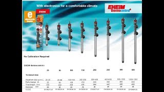 New Eheim Electronic Thermocontrol Heaters [upl. by Wassyngton550]