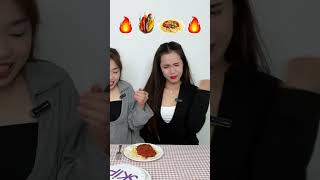 Eat or skip  Who will be lucky 💁🏻‍♀️4 mukbang funny eating shorts [upl. by Yrojram711]