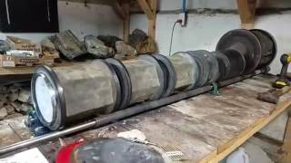 Homemade DIY Custom Built High Capacity Rock Tumbler MUST SEE [upl. by Delcine]