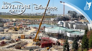 🚧 Walt Disney Studios Park construction update into Disney Adventure World at Disneyland Paris 2024 [upl. by Croix]