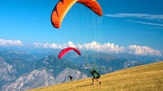 Lake Garda Italy Lago di Garda Monte Baldo Paragliding [upl. by Sardse]