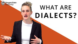 quotWhat Are Dialectsquot Oregon State Guide to Grammar [upl. by Refotsirc873]