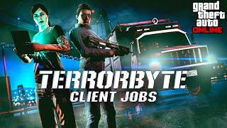 Fastest Way To Do ALL Client Jobs  EASY Tips amp Tricks Guide For Terrorbyte Missions  GTA Online [upl. by Lowney]