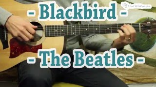 Blackbird  The Beatles  Guitar Lesson [upl. by Notloc879]