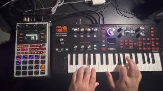 ASM Hydrasynth and SP404 MK2 first track and the lessons I learned [upl. by Ario]