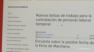 El plazo de inscripción a la bolsa de empleo municipal comienza hoy [upl. by Alehcim770]