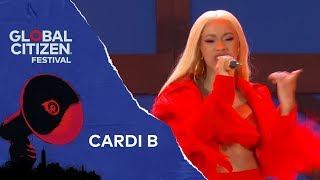 Cardi B Performs Drip  Global Citizen Festival NYC 2018 [upl. by Rabi90]