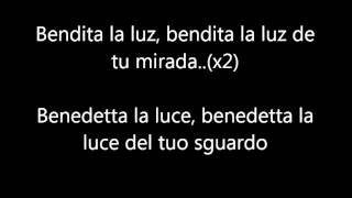 bendita tu luz lyrics  traduzione  bachata [upl. by Nayllij]