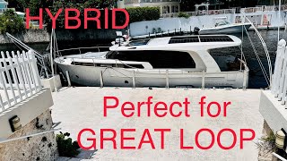 40 Greenline Yachts 2023 HYBRID Boat for sale EXCELLENT for the GREAT LOOP  1 World Yachts [upl. by Shapiro]