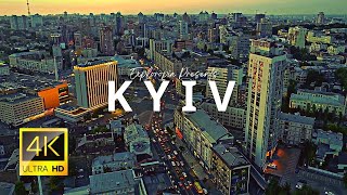 Kyiv Ukraine 🇺🇦 in 4K 60FPS ULTRA HD Video by Drone [upl. by Elime]