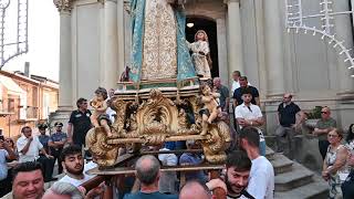 Monterosso Calabro MARIA SSMA DEL SOCCORSO festa 2024 Uscita Processione 120 [upl. by Ansilme]