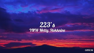 ynw melly  223’s feat 9lokknine lyrics [upl. by Dnaltroc]