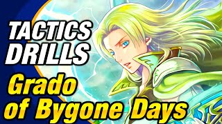 Fire Emblem Heroes  Tactics Drills Grandmaster 130 Grado of Bygone Days FEH [upl. by Mohorva]