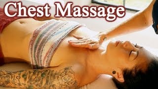 Chest amp Shoulder Massage Therapy How To Swedish amp Deep Tissues Techniques [upl. by Derr]