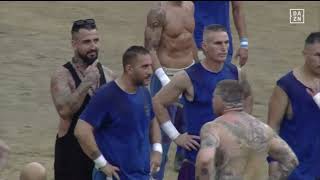 Calcio Storico Fiorentino  2023 10 Giugno Bianchi vs Azzurri prima semifinale [upl. by Ellenrad]