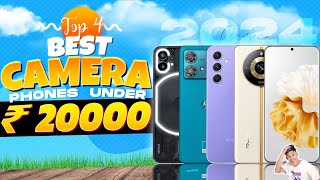 Top 4 Best Camera Smartphone Under 20000 in January 2024  Best Camera Phone Under 20000 in INDIA [upl. by Aiasi]