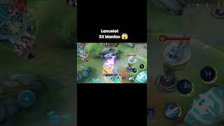 Lancelot Fast hand Maniac 3 times😱😱😱 mobilelegends mlbb lancelot montage lancelotfasthand [upl. by Hsaka]