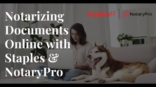 Notarizing Documents with Staples amp NotaryPro [upl. by Ahsets764]