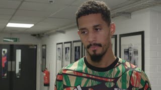 William Saliba Post Match Interview  Newcastle United 10 Arsenal [upl. by Noryak]