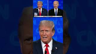 Trump Biden brag about golf prowess during CNN Presidential Debate [upl. by Nylecaj]