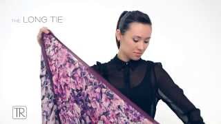 How to wear big square scarf Tie Rack Edition  Short Promo [upl. by Lanny]