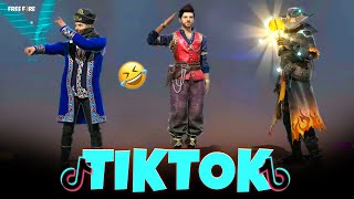 free fire tik tok video 2021  free fire funny wtf moments  ff tik tok part 61 😂 [upl. by Nenad]