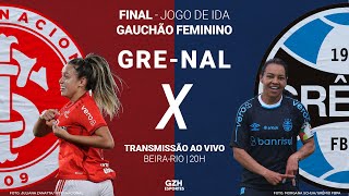 AO VIVO GAUCHÃO DE FUTEBOL FEMININO 2023  GreNal  jogo de ida da final [upl. by Adelpho351]