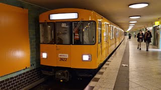 UBahn Berlin  Mitfahrt in der U8 von Gesundbrunnen bis Alexanderplatz im F76E 2622 [upl. by Jarrell797]