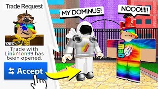 IF I WIN LINKMON GIVES ME HIS DOMINUS EMPERYUS Roblox Frenzy 1v1 [upl. by Ahsenit]