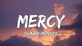 Shawn Mendes  Mercy Lyrics [upl. by Ahsurej]