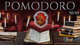 GRYFFINDOR 📚 POMODORO Study Session 5010  Harry Potter Ambience 📚 Focus Relax amp Study in Hogwarts [upl. by Animrelliug]