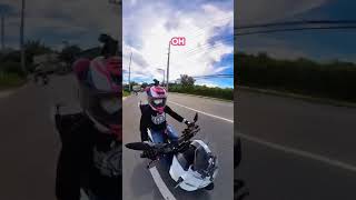 Lady Rider grabe magbanking😱Kakainlove😍viralvideoshorts goodvibes funnyvideos adv160 [upl. by Assile]