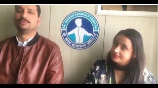 Patient from Australia Cervical Pain and Back Pain complete Treatment by Dr Yogesh Sharma India [upl. by Nanaj]