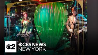 Bloomingdales unveils holiday windows at NYC flagship store [upl. by Nyliram155]