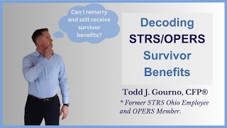 Decoding STRS OPERS Survivor Benefits [upl. by Atikkin]