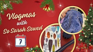 Vlogmas Day 7  A family Christmas movie amp fabrics for a new Bestie Bag [upl. by Mikes604]