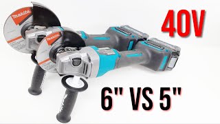 Makita 40v 6quot Grinder Review  Is it any different from the 5quot Grinders [upl. by Attenor700]