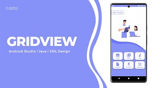 GridView in Android Studio using Java  Source Code [upl. by Akli]