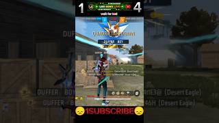 1 Vs 4💀 waitforend tondegamer tgrnrz freefire shorts freefire shortsfeed video lsgsonulive [upl. by Ande]