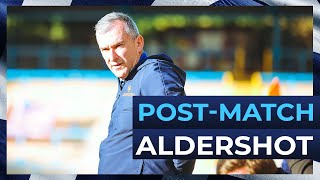 Aldershot Town PostMatch Interview with Chris Millington [upl. by Lenore454]