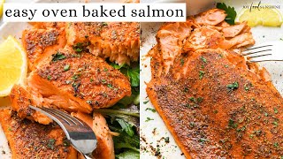 Oven Baked Salmon Recipe [upl. by Jarlen]