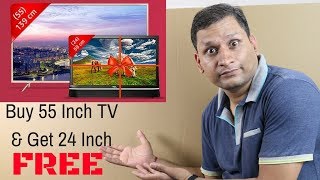 TCL Smart LED Android TV L55P2MUS Unboxing amp Review [upl. by Nimocks]