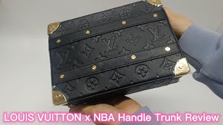 UNBOXING LOUIS VUITTON BAG x NBA Handle Trunk M57971 [upl. by Kcirdle]