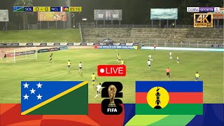 LIVE SOLOMON ISLANDS vs NEW CALEDONIA  World Cup Qualification Oceania 2425 Full Match PES 2021 [upl. by Kcaz]