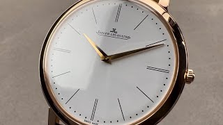 JaegerLeCoultre Master Ultra Thin 1907 Q1292520 JaegerLeCoultre Watch Review [upl. by Refannej611]