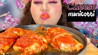 Giant Cheese Manicotti “Sam’s Club” MUKBANG [upl. by Seessel]