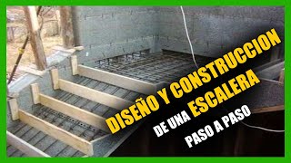 Como DISEÑAR Y CONSTRUIR una ESCALERA paso a paso PASOS y CONTRAPASOS [upl. by Babcock925]