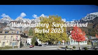 Walenstadtberg Sarganserland Herbst 2023 [upl. by Darton]