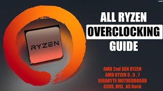 Overclocking Guide For AMD Ryzen 5 1600 Processor [upl. by Lorelie]